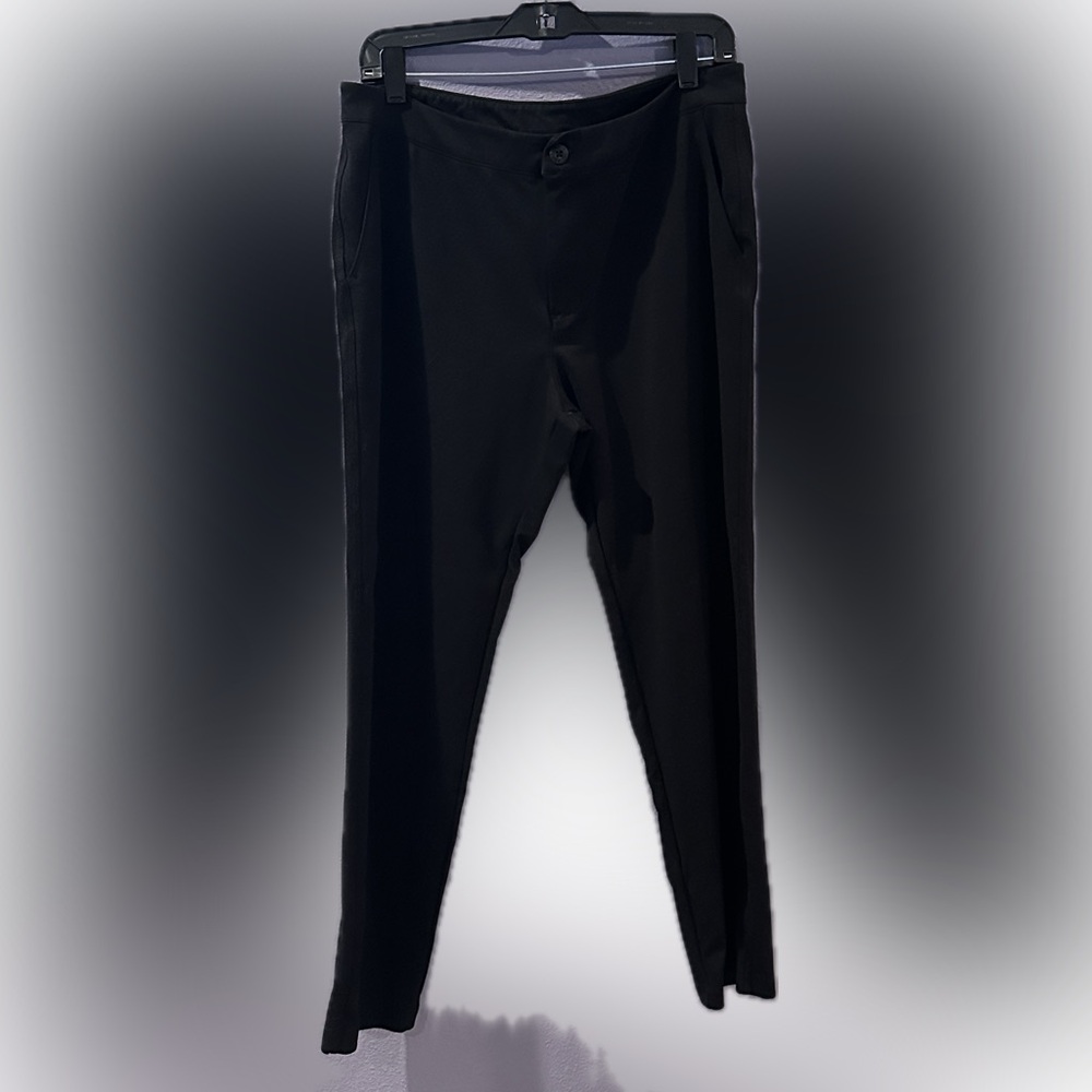 American Giant Black Women’s Straight Leg Ponte Pants, Size 16